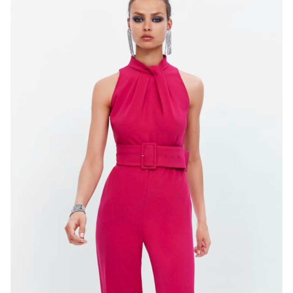 ZARA pink jumpsuit!